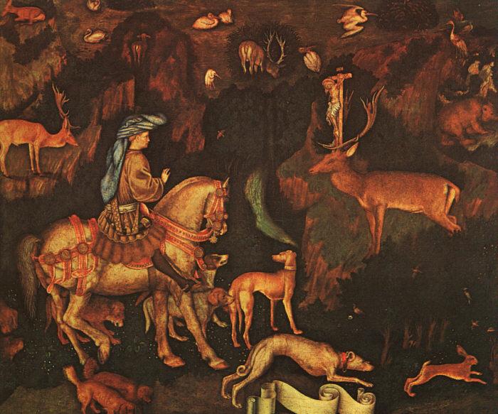 Antonio Pisanello The Vision of St.Eustace oil painting picture